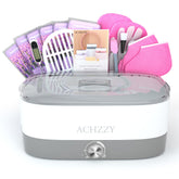 Achzzy paraffin machine – hands and feet immersed for spa-like smoothing.