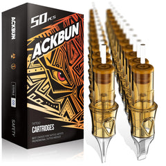 Aguja Ackbun 1005RL para delinear líneas limpias y definidas.