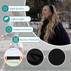 Aclovcy sports headband designed for yoga and running to keep hair in place.