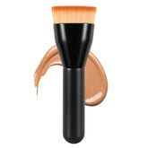ACMEBEAUTY flat-top kabuki brush oval head for seamless foundation application.