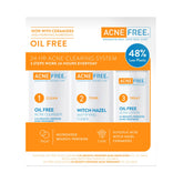 AcneFree limpiador sin aceite para piel propensa al acné, controlando el brillo.