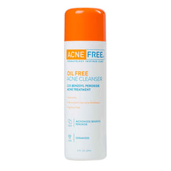 AcneFree Oil-Free Cleanser bottle front view for daily acne care
