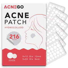 AcneGo ultra-thin matte finish face patch blends with skin for discreet protection.