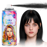 Acomler Black Hair Spray bottle enables quick, mess-free color for events.