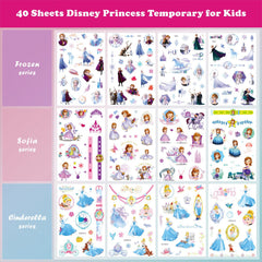 ACSAUMMY tatuajes Micky y princesas, perfecto para regalos de fiesta.