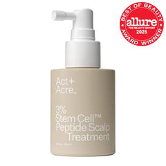 Spray application on clean damp scalp with ACT+ ACRE