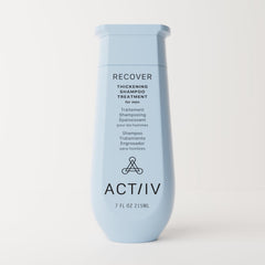 ACTIIV Recover Thickening Shampoo packaging highlighting vegan, color-safe care