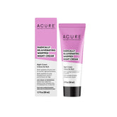 Acure crema de noche en formato mousse para rostro con hidratación nocturna suave