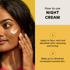 Acure crema noche apta para piel de todo tipo, hidratación equilibrada