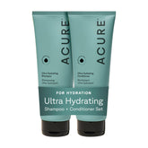 Set de champú y acondicionador Acure Ultra Hidratante para cabello suave y manejable.