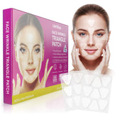 Adellina anti-wrinkle patches applied to forehead for overnight smoothing