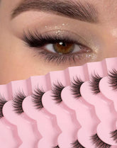 Adious Half Eyelashes Cat Eye Wispy Ends offer a natural look for daily elegance