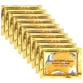 Adofect 24K gold under-eye patches for a glowing, hydrated look.