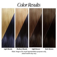 Adore Royal Navy on straight hair yields a smooth, even blue finish.