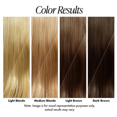 Adore Semi Permanent Hair Color Crystal Clear finish on sample showing natural shine.