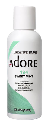 Adore Sweet Mint bottle front view showing vibrant, long-lasting color.