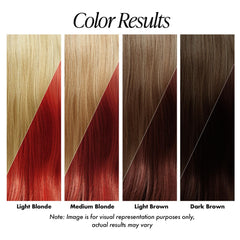 Adore Truly Red application on hair demonstrates easy, no-mix usage for touch-ups.