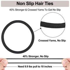 Coleteros ADRIONE de pelo, duraderos para cabello de cualquier textura.