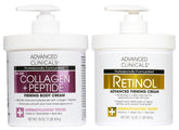 Advanced Clinicals Retinol Cream bottle for hydrating, smoother-looking skin