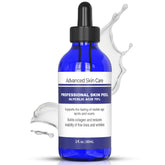 Advanced Skin Care glycolic peel bottle for at-home exfoliation and skin renewal