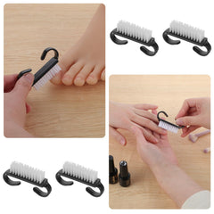 Aeaocvo compact travel nail brush ideal for on‑the‑go grooming kit.