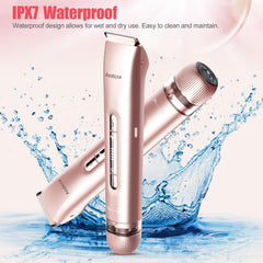 Aedicce Bikini Trimmer rose-gold handle for stylish daily use.