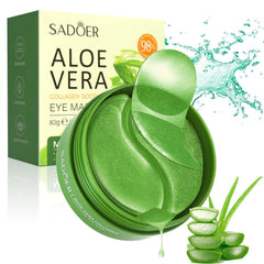 Parche ocular Aero Zen con aloe vera para hidratación profunda alrededor de los ojos