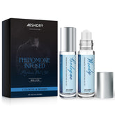 Aeshory pheromone perfume roll-on bottle offers lasting fragrance and easy application.