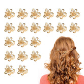 Aesnoun sparkling mini flower clip adds subtle shine to everyday hairstyles.