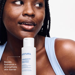 Swirl of the essence on skin demonstrates quick absorption and smooth finish.