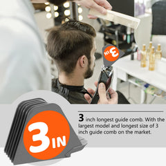 AFANSO Mega Hair Clipper Guards 3-inch guard 76mm supports long-cut precision.