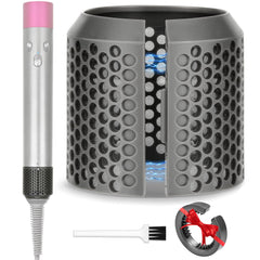 AFDD outer filter cover closeup mesh improves airflow for smoother styling.