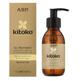 Affinage Kitoko Oil Treatment bottle with pump for easy dispensing and rapid absorption
