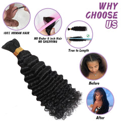 Afihond no-weft bulk hair offers seamless attachment for many protective styles.