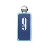 Afnan 9 AM Dive bottle front design conveying modern luxury and everyday appeal.