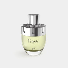 Afnan Rare Carbon bottle-top-closeup highlights premium craftsmanship and detail.