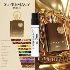 Afnan Supremacy Not Only Intense 2ml bottle, bold option for memorable nights.