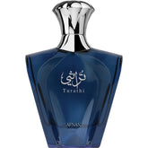 Afnan Turathi Blue bottle front view for a fresh masculine impression