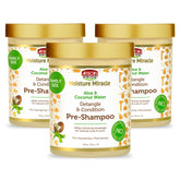 African Pride Moisture Miracle pre-shampoo detangler bottle shown for effortless detangling and hydration