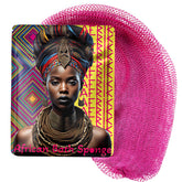 AFRIKI African Net Sponge full-body scrubber for a refreshing shower