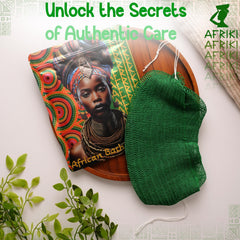 AFRIKI African Net Sponge makes a thoughtful self-care gift for any bath.