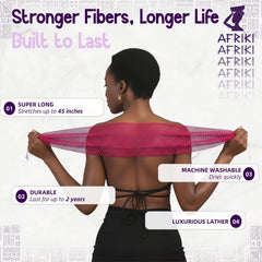 AFRIKI esponja de red para áreas difíciles y alcance largo.
