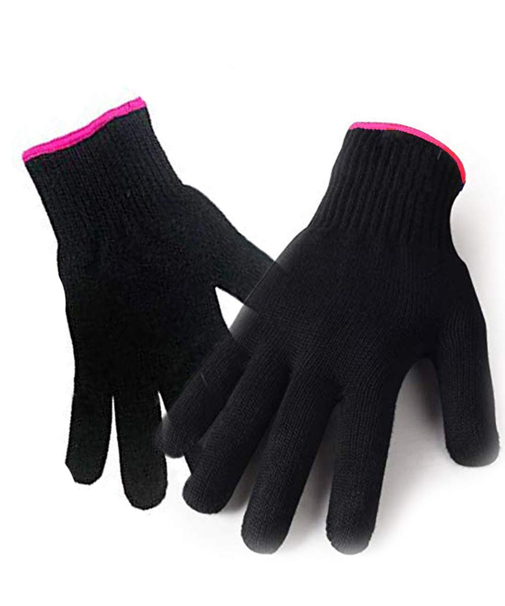 AFT90 heat-resistant glove for hair styling provides wrist protection during curling and straightening.