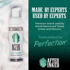 After Inked: limpieza delicada para tatuajes y piercings en casa