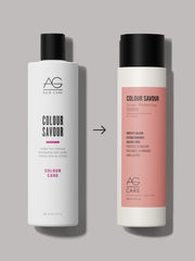 Colour Savour foamy lather shown to gently cleanse color-treated hair