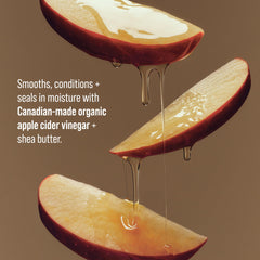 AG Care creamy conditioner texture on palm showing smooth slip for detangling