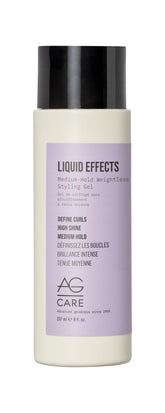 AG Care Liquid Effects bottle for long lasting hold and bold curls