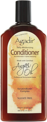 Agadir Aceite de Argán acondicionador hidratante diario, botella visible para hidratación diaria