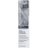AGE beautiful Pure Silver Demi Liqui-Creme Toner bottle demonstrates fast gray toning and brassiness control.