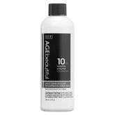AGEbeautiful 10-volume creme developer bottle for professional color work.